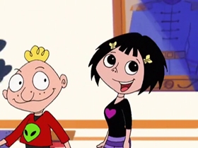 Screenshots from the 1999 Warner Bros. Television cartoon Capitol Punishment