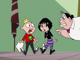 Screenshots from the 1999 Warner Bros. Television cartoon Capitol Punishment