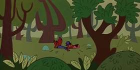 Screenshots from the 1999 Universal Cartoon Studios cartoon The Phox, the Box, & the Lox