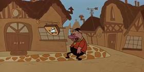 Screenshots from the 1999 Universal Cartoon Studios cartoon The Phox, the Box, & the Lox