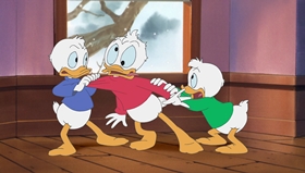 Screenshots from the 1999 Disney Television Animation cartoon Stuck on Christmas