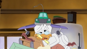 Screenshots from the 1999 Disney Television Animation cartoon Stuck on Christmas