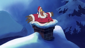 Screenshots from the 1999 Disney Television Animation cartoon Stuck on Christmas