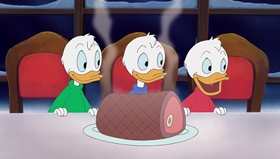 Screenshots from the 1999 Disney Television Animation cartoon Stuck on Christmas