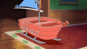 Screenshots from the 1999 Disney Television Animation cartoon Stuck on Christmas