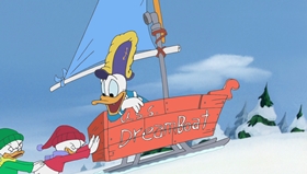 Screenshots from the 1999 Disney Television Animation cartoon Stuck on Christmas