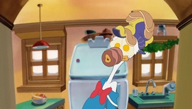 Screenshots from the 1999 Disney Television Animation cartoon Stuck on Christmas