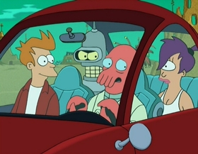 Screenshots from the 2000 Curiosity Company cartoon Why Must I Be a Crustacean in Love?