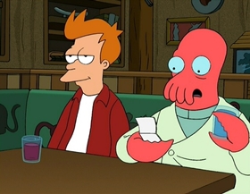 Screenshots from the 2000 Curiosity Company cartoon Why Must I Be a Crustacean in Love?