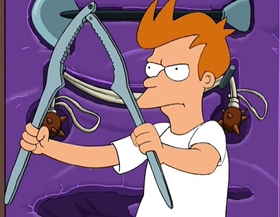 Screenshots from the 2000 Curiosity Company cartoon Why Must I Be a Crustacean in Love?