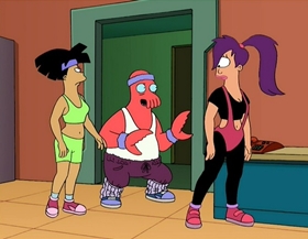 Screenshots from the 2000 Curiosity Company cartoon Why Must I Be a Crustacean in Love?