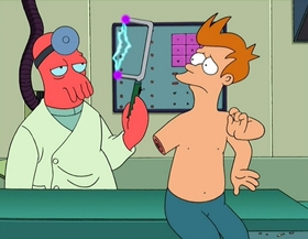 Screenshots from the 2000 Curiosity Company cartoon Why Must I Be a Crustacean in Love?