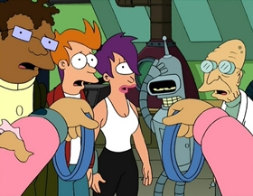 Screenshots from the 2000 Curiosity Company cartoon Why Must I Be a Crustacean in Love?