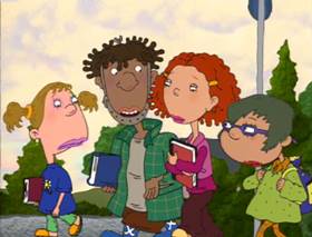 Screenshots from the 2000 Klasky Csupo cartoon Ginger the Juvey