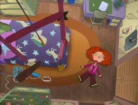 Screenshots from the 2000 Klasky Csupo cartoon Ginger the Juvey