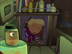 Screenshots from the 2000 Klasky Csupo cartoon Ginger the Juvey