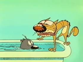 Screenshots from the 2000 Hanna-Barbera cartoon Foe Paws