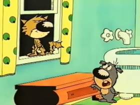 Screenshots from the 2000 Hanna-Barbera cartoon Foe Paws