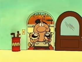 Screenshots from the 2000 Hanna-Barbera cartoon Foe Paws