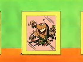 Screenshots from the 2000 Hanna-Barbera cartoon Foe Paws