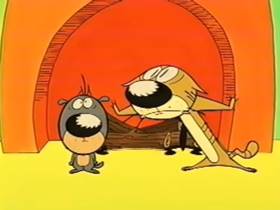 Screenshots from the 2000 Hanna-Barbera cartoon Foe Paws