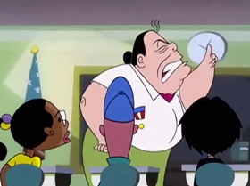 Screenshots from the 2000 Warner Bros. Television cartoon The Blame Game