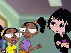 Screenshots from the 2000 Warner Bros. Television cartoon The Blame Game