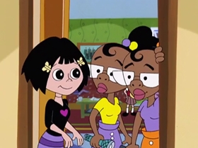 Screenshots from the 2000 Warner Bros. Television cartoon The Blame Game