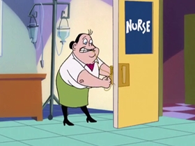 Screenshots from the 2000 Warner Bros. Television cartoon The Blame Game