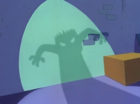 Screenshots from the 2000 Warner Bros. Television cartoon The Blame Game