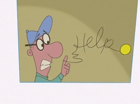 Screenshots from the 2000 Warner Bros. Television cartoon The Blame Game