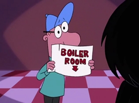 Screenshots from the 2000 Warner Bros. Television cartoon The Blame Game