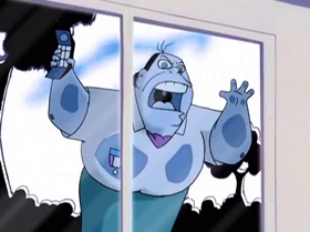 Screenshots from the 2000 Warner Bros. Television cartoon The Blame Game