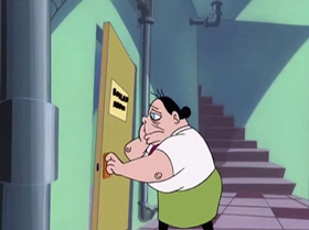 Screenshots from the 2000 Warner Bros. Television cartoon The Blame Game