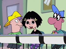 Screenshots from the 2000 Warner Bros. Television cartoon The Blame Game