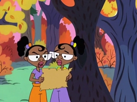 Screenshots from the 2000 Warner Bros. Television cartoon A Friend in Greed