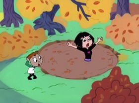 Screenshots from the 2000 Warner Bros. Television cartoon A Friend in Greed