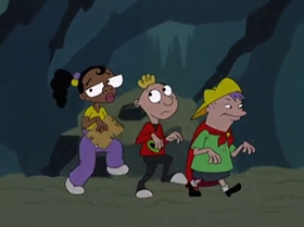 Screenshots from the 2000 Warner Bros. Television cartoon A Friend in Greed