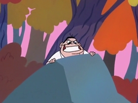 Screenshots from the 2000 Warner Bros. Television cartoon A Friend in Greed