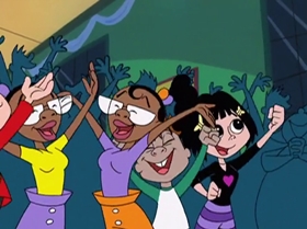 Screenshots from the 2000 Warner Bros. Television cartoon A Friend in Greed