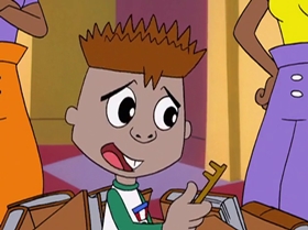 Screenshots from the 2000 Warner Bros. Television cartoon Rule the School