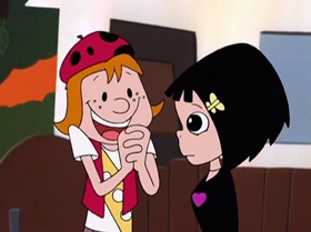 Screenshots from the 2000 Warner Bros. Television cartoon Rule the School