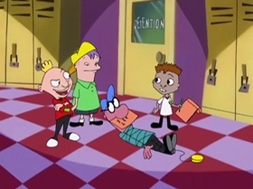 Screenshots from the 2000 Warner Bros. Television cartoon Rule the School