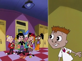 Screenshots from the 2000 Warner Bros. Television cartoon Rule the School