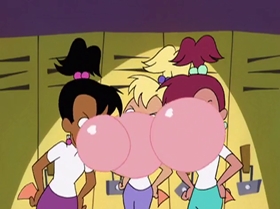 Screenshots from the 2000 Warner Bros. Television cartoon Rule the School
