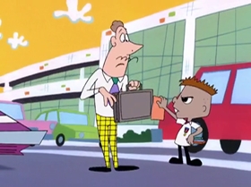 Screenshots from the 2000 Warner Bros. Television cartoon Rule the School