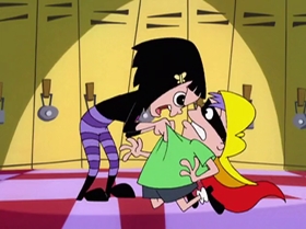 Screenshots from the 2000 Warner Bros. Television cartoon Rule the School