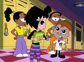 Screenshots from the 2000 Warner Bros. Television cartoon Rule the School