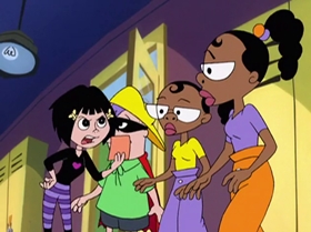Screenshots from the 2000 Warner Bros. Television cartoon Rule the School
