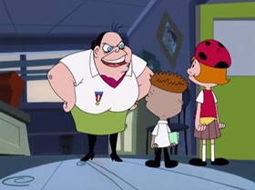 Screenshots from the 2000 Warner Bros. Television cartoon Rule the School